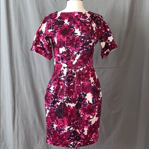 ASOS Floral Wiggle Sheath Dress Sz 4